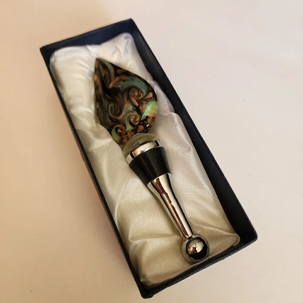Glass Decorative Wine Stopper